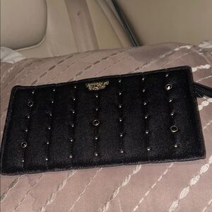 Victoria's Secret Black Quilted Wallet